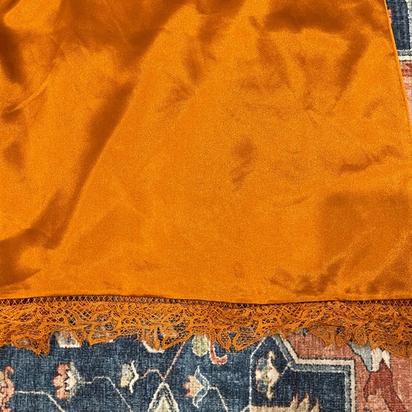 Heartloom Orange Silk Dress - Picture 5 of 6